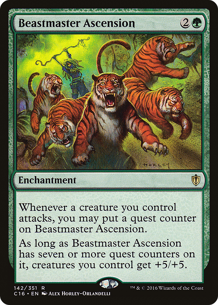Beastmaster Ascension (C16-142)  - Commander 2016