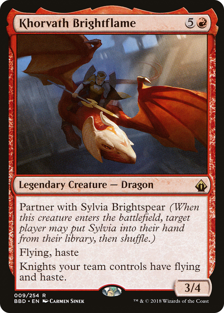 Khorvath Brightflame (BBD-009)  Foil - Battlebond