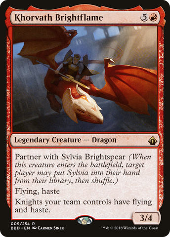 Khorvath Brightflame (BBD-009)  Foil - Battlebond