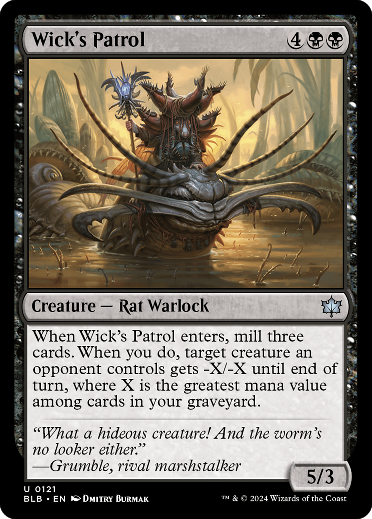 Wick's Patrol (BLB-121)  - Bloomburrow