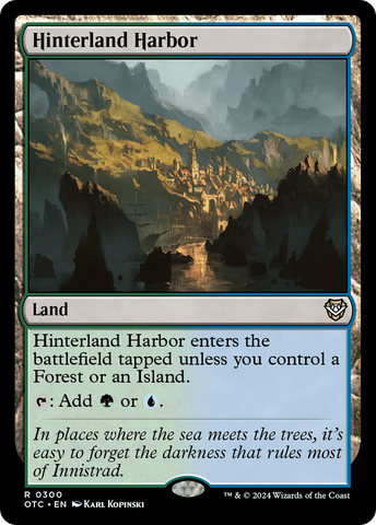 Hinterland Harbor (OTC-300)  - Outlaws of Thunder Junction Commander