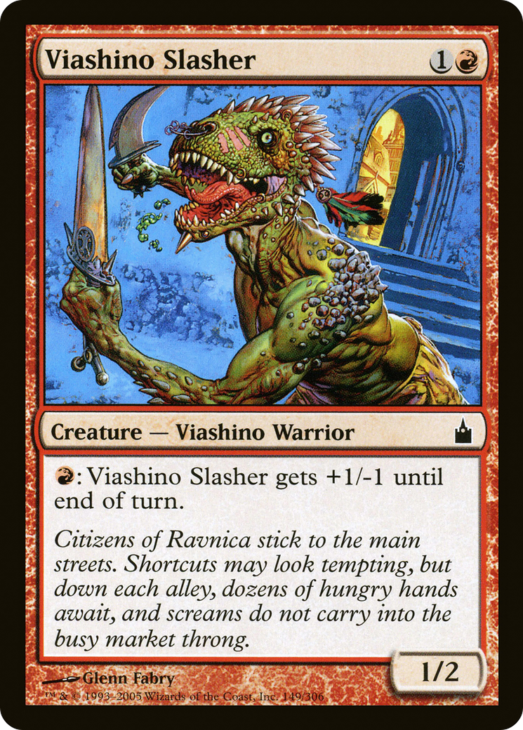 Viashino Slasher (RAV-149)  Foil - Ravnica: City of Guilds