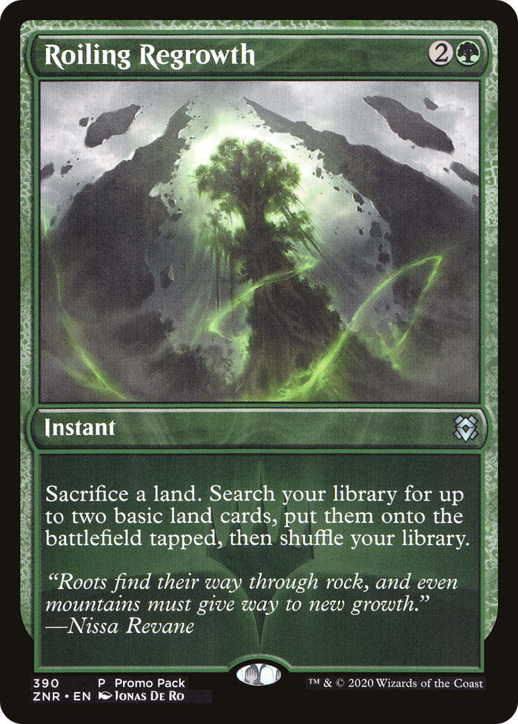 Roiling Regrowth (PPZNR-390)  - Zendikar Rising