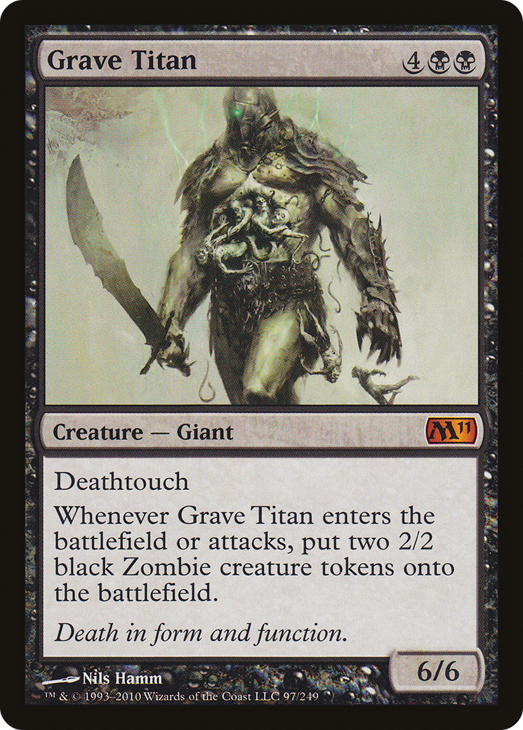 Grave Titan (M11-097)  - Magic 2011