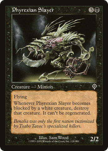Phyrexian Slayer (INV-118) - Invasion Foil