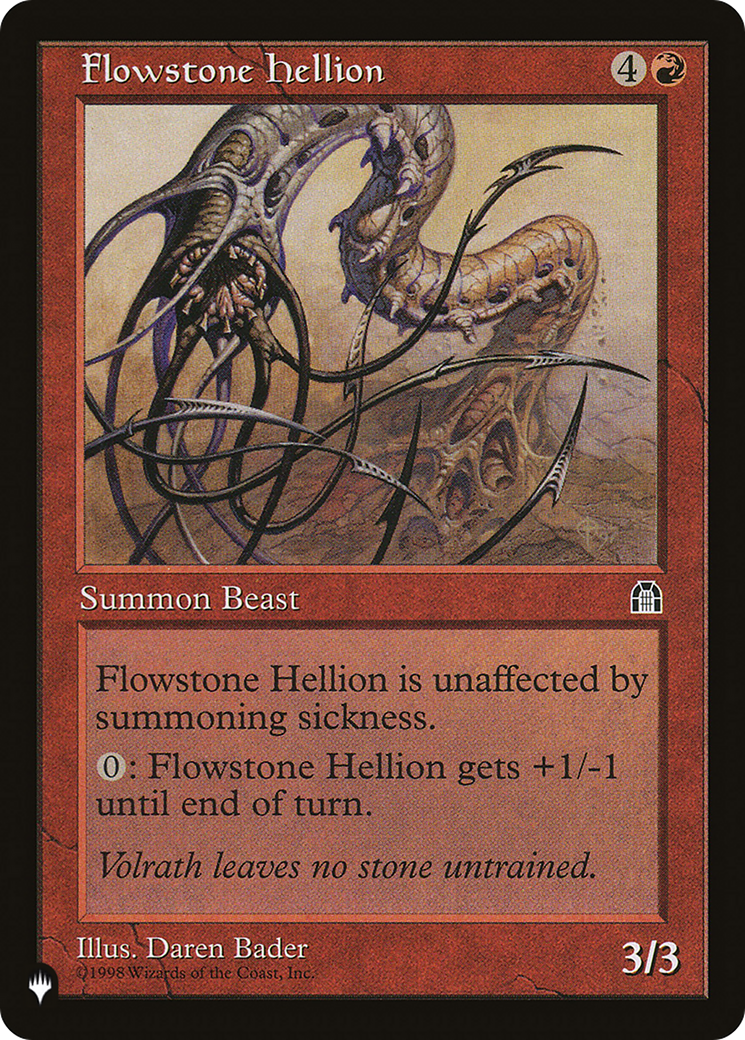 Flowstone Hellion (LIST-STH-84)  - The List