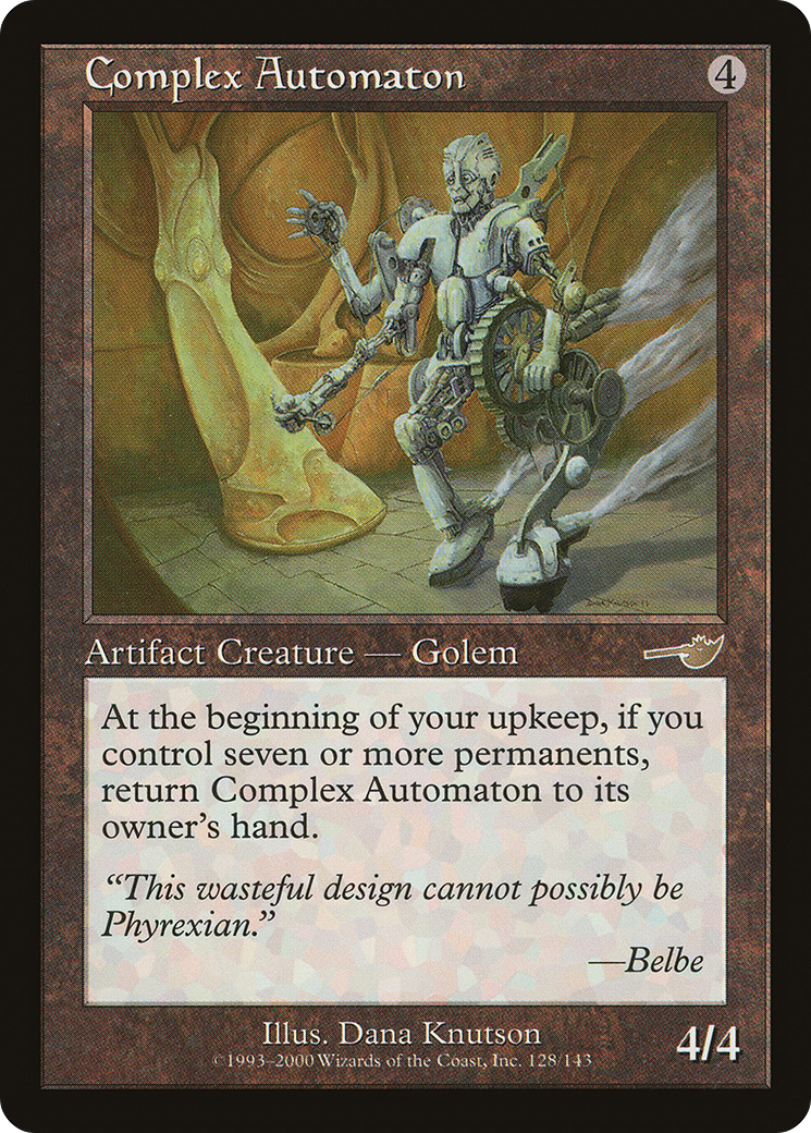 Complex Automaton (NMS-128)  Foil - Nemesis