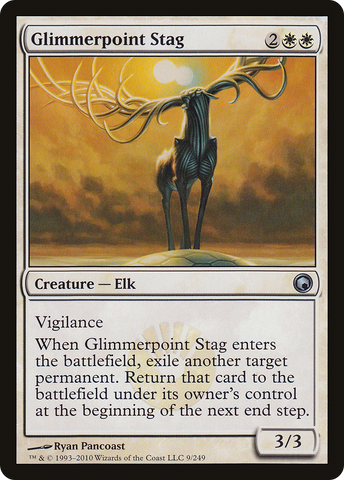 Glimmerpoint Stag (SOM-009)  Foil - Scars of Mirrodin