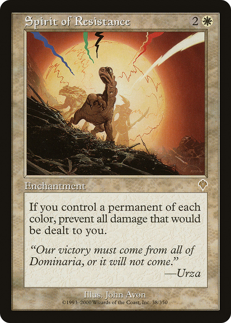 Spirit of Resistance (INV-038)  Foil - Invasion