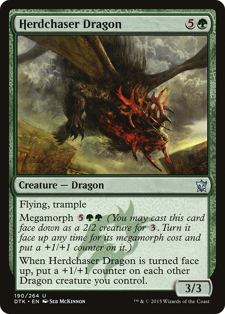 Herdchaser Dragon (DTK-190)  - Dragons of Tarkir