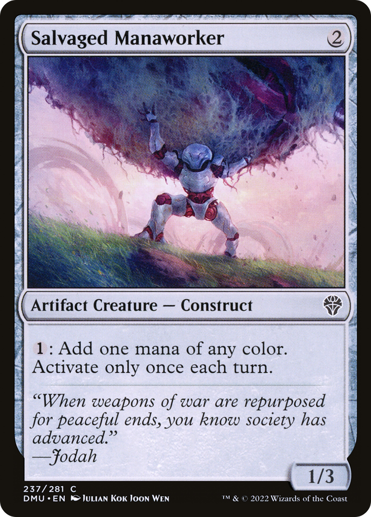 Salvaged Manaworker (DMU-237)  Foil - Dominaria United
