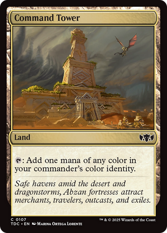 Command Tower (TDC-107)  - Commander: Tarkir: Dragonstorm