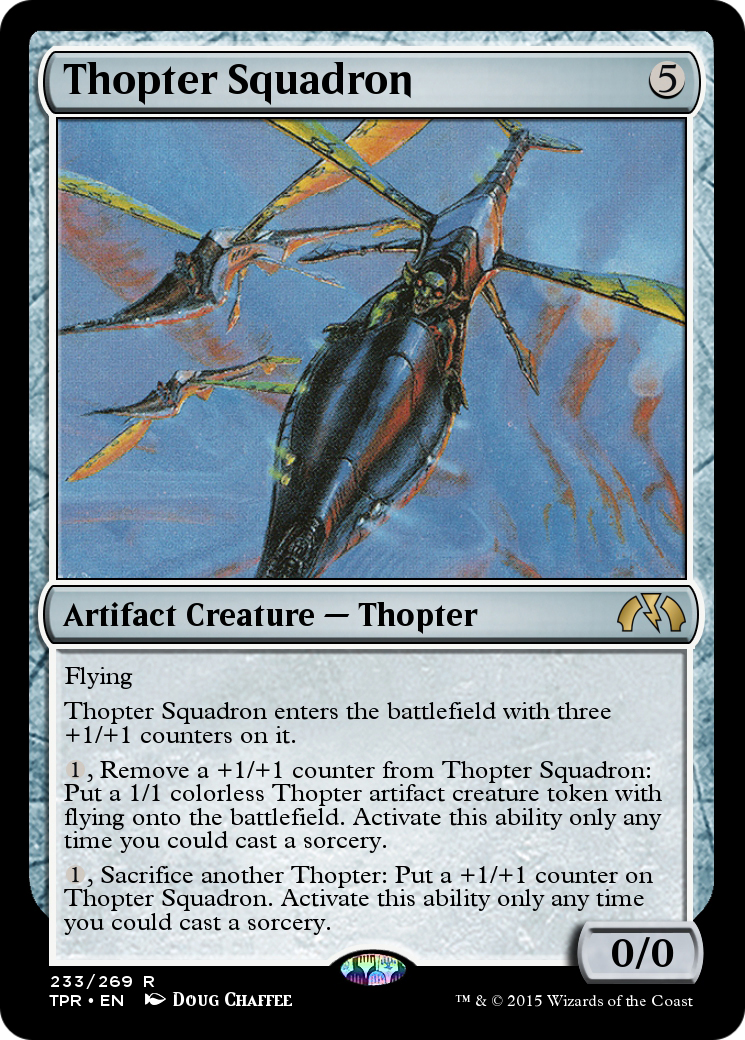 Thopter Squadron (TPR-233)  Foil - Tempest Remastered