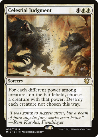 Celestial Judgment (MIC-005)  - Midnight Hunt Commander