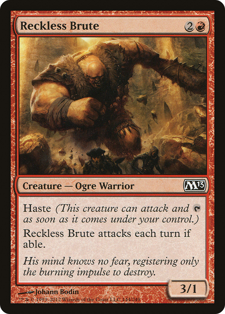 Reckless Brute (M13-144)  Foil - Magic 2013