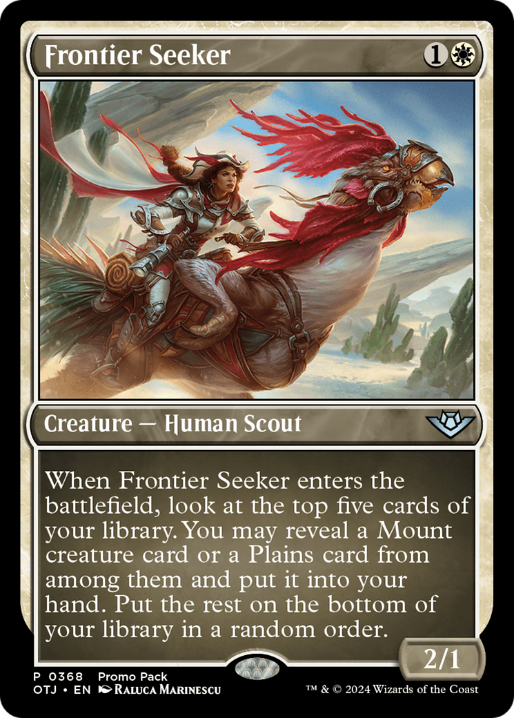 Frontier Seeker (PPOTJ-368)  Foil - Outlaws of Thunder Junction