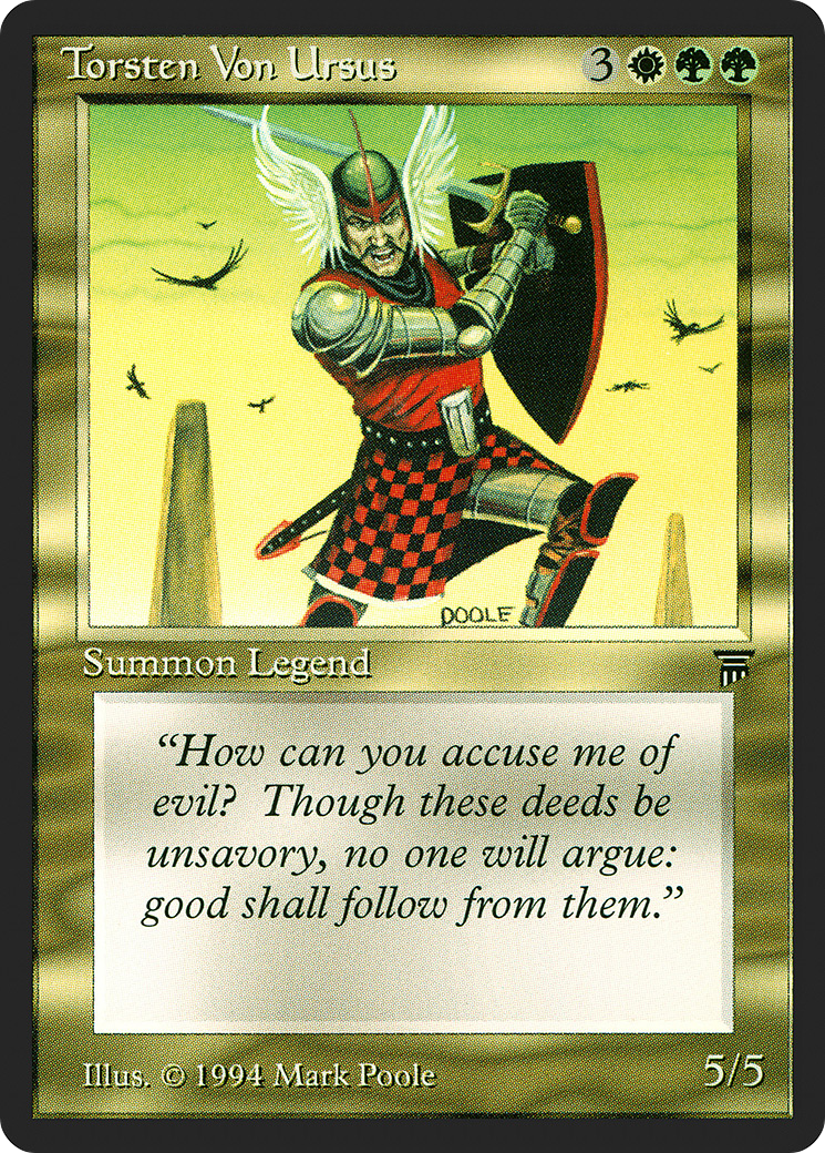 Torsten Von Ursus (LEG-)  - Legends