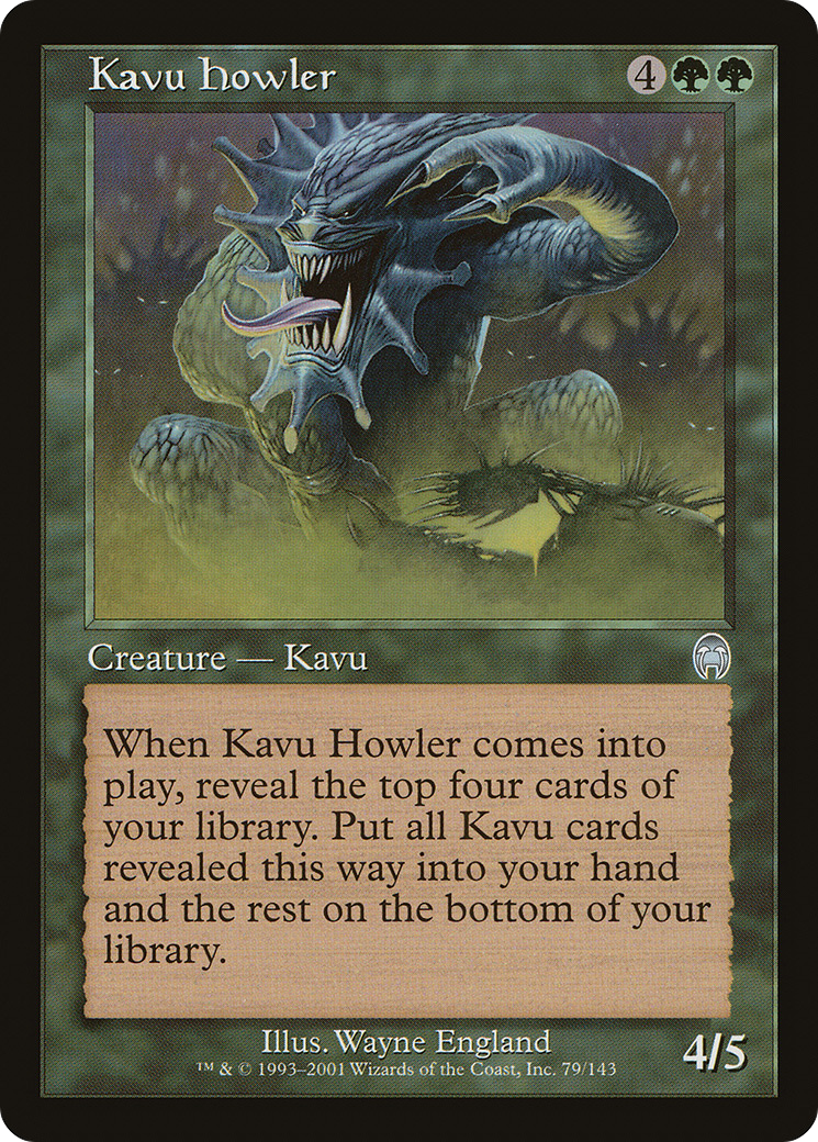 Kavu Howler (APC-079)  Foil - Apocalypse