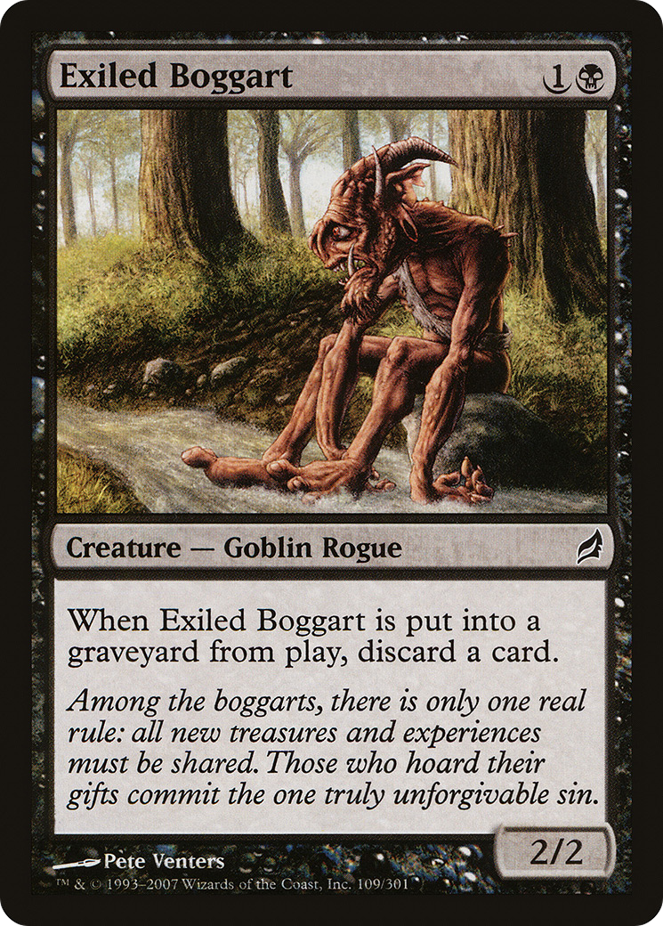 Exiled Boggart (LRW-109)  - Lorwyn