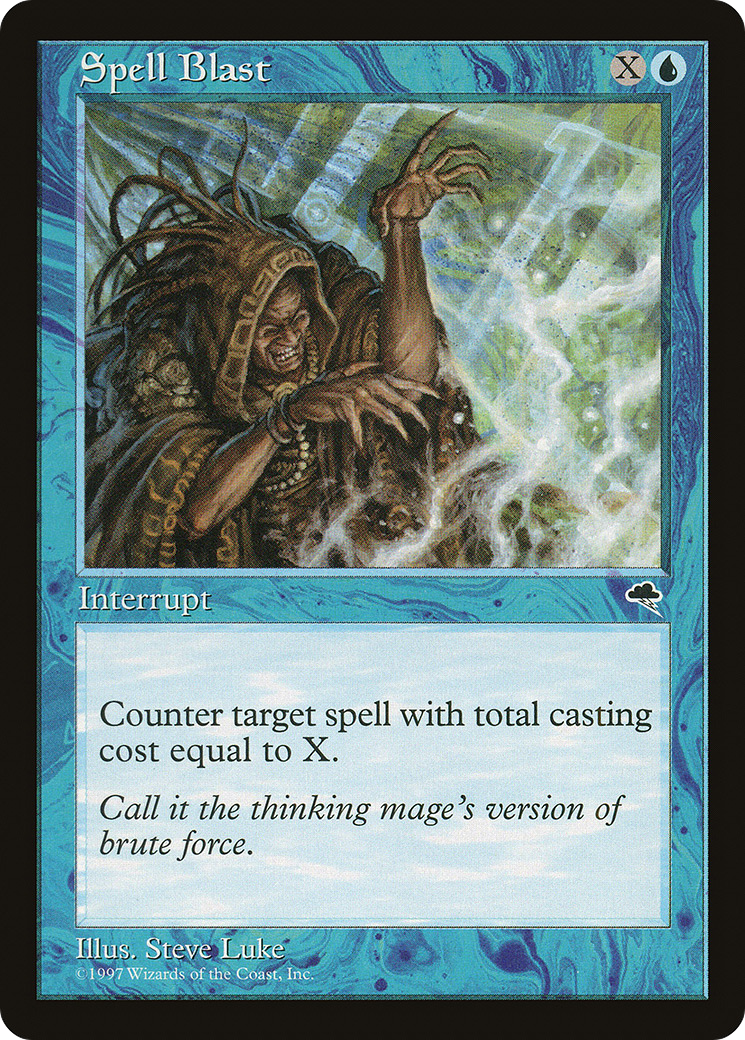 Spell Blast (TMP-089)  - Tempest