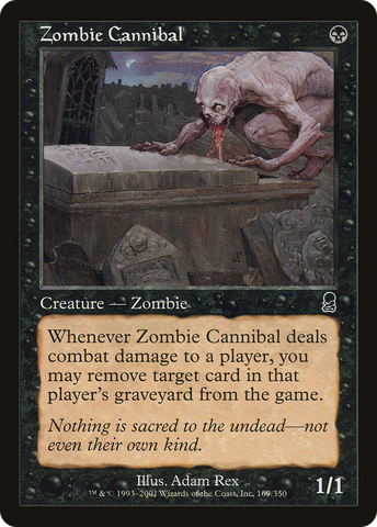 Zombie Cannibal (ODY-169)  Foil - Odyssey