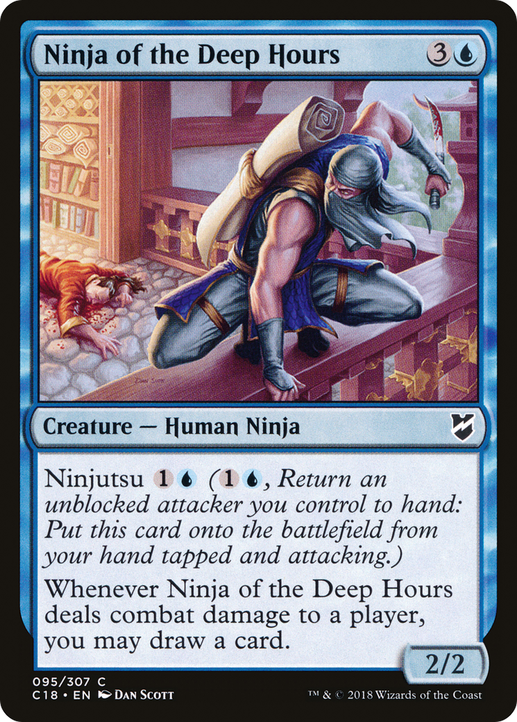 Ninja of the Deep Hours (C18-095)  - Commander 2018