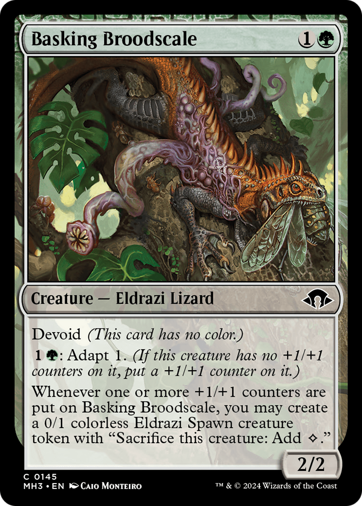 Basking Broodscale (MH3-145)  - Modern Horizons 3: (devoid)