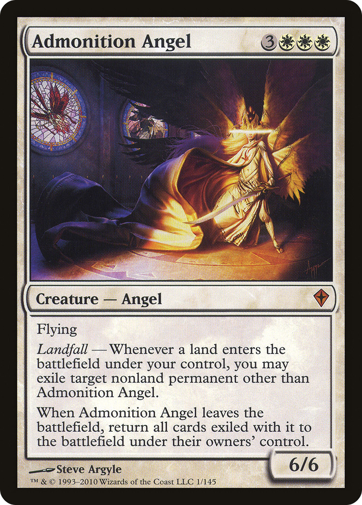 Admonition Angel (WWK-001)  Foil - Worldwake