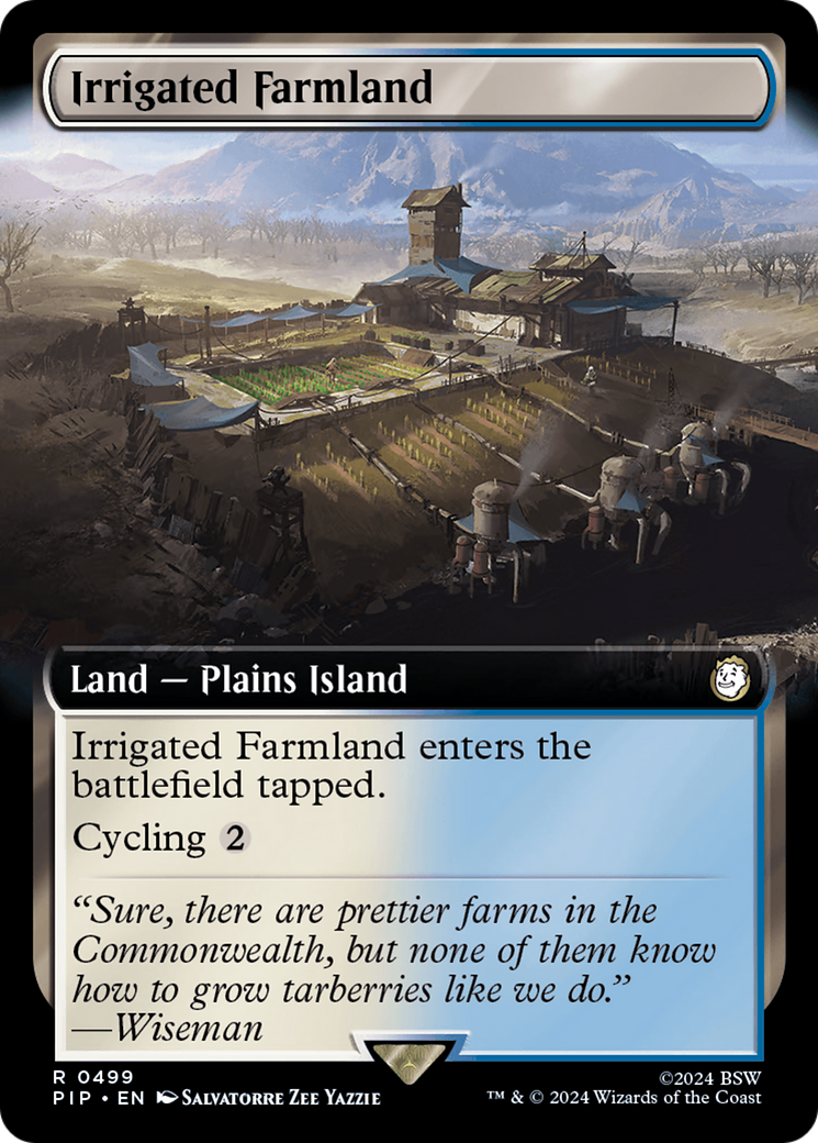Irrigated Farmland (Extended Art) (PIP-499)  Foil - Fallout: (Extended Art)