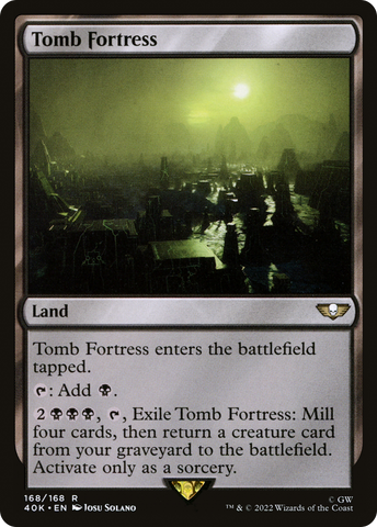 Tomb Fortress (40K-168)  - Warhammer 40,000 Commander