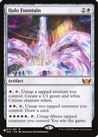 Halo Fountain (LIST-015/281)  - The List Reprints