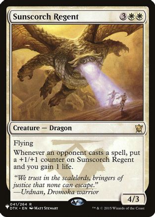 Sunscorch Regent (LIST-041/264)  - The List Reprints