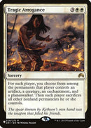 Tragic Arrogance (LIST-038/272)  - The List Reprints