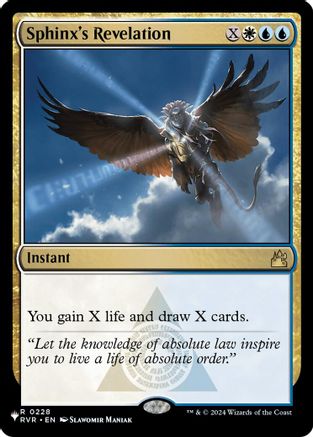Sphinx's Revelation (LIST-0228)  - The List Reprints