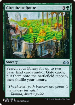 Circuitous Route (LIST-125/259)  - The List Reprints