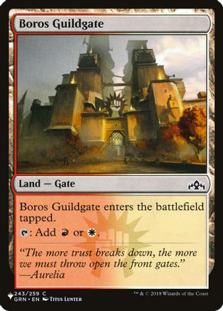 Boros Guildgate (LIST-243/259)  - The List Reprints
