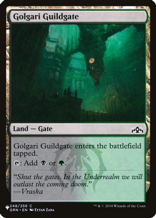 Golgari Guildgate (LIST-248/259)  - The List Reprints