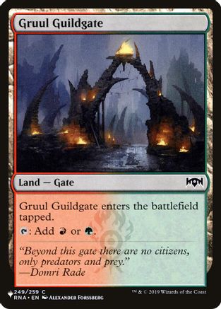 Gruul Guildgate (LIST-249/259)  - The List Reprints