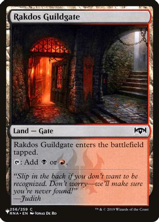 Rakdos Guildgate (256) (LIST-256/259)  - The List Reprints