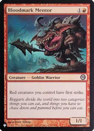 Bloodmark Mentor (83) (LIST-83/301)  - The List Reprints