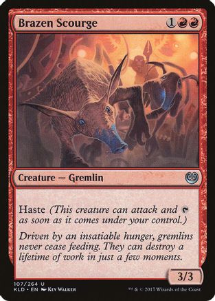 Brazen Scourge (Reprint) (KLD-107)  - Kaladesh