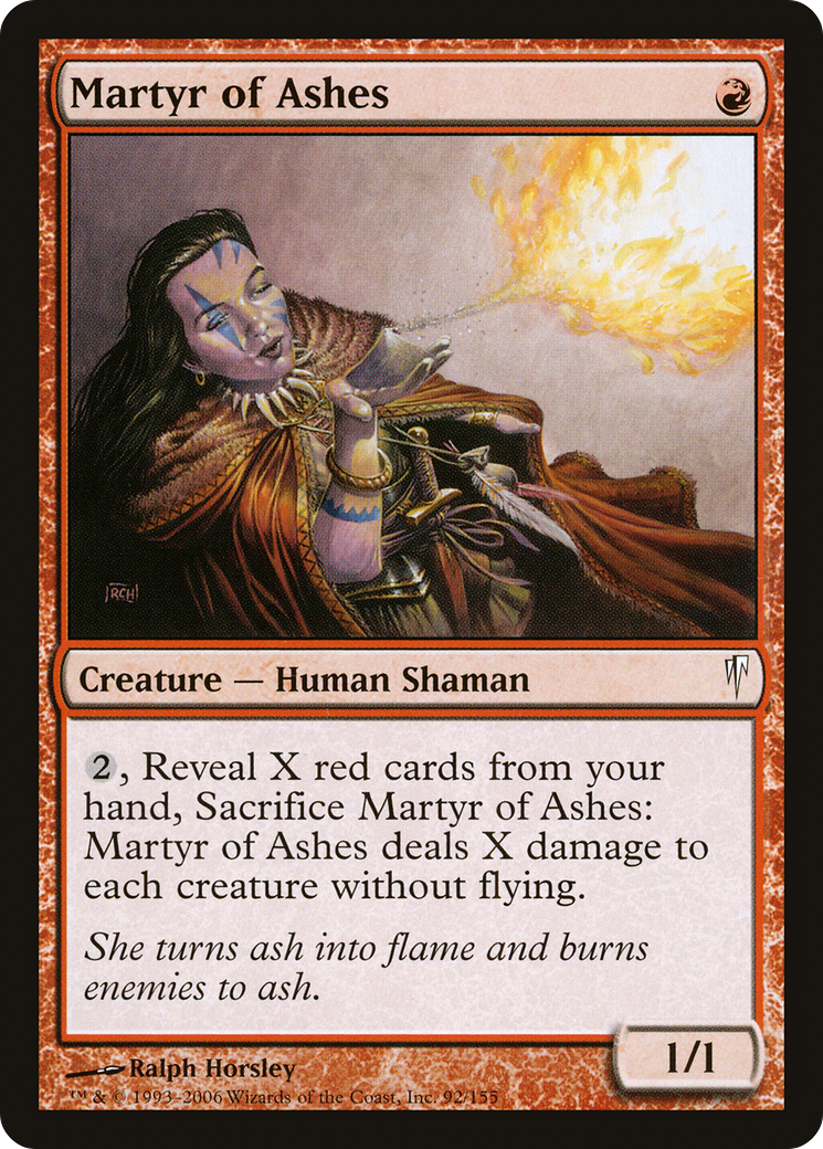 Martyr of Ashes (CSP-092)  Foil - Coldsnap
