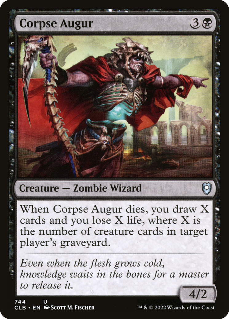 Corpse Augur (CLB-744)  - Commander Legends: Battle for Baldur's Gate
