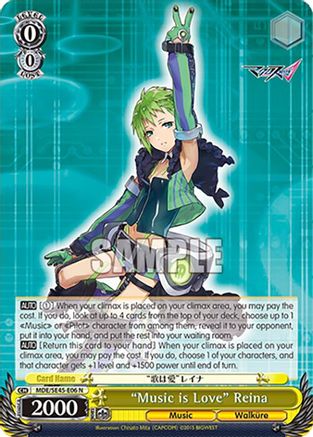 "Music is Love" Reina (MDE/SE45E06 N) - MACROSS Delta Premium Booster