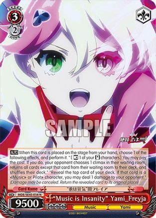 "Music is Insanity" Yami_Freyja (MDE/SE45E54 N) - MACROSS Delta Premium Booster