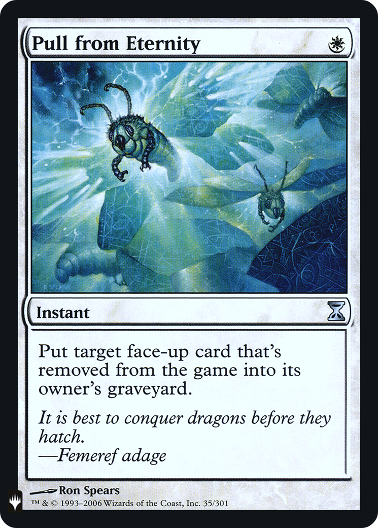 Pull from Eternity (LIST-035)  Foil - The List
