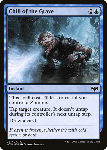 Chill of the Grave (VOW-051)  Foil - Innistrad: Crimson Vow