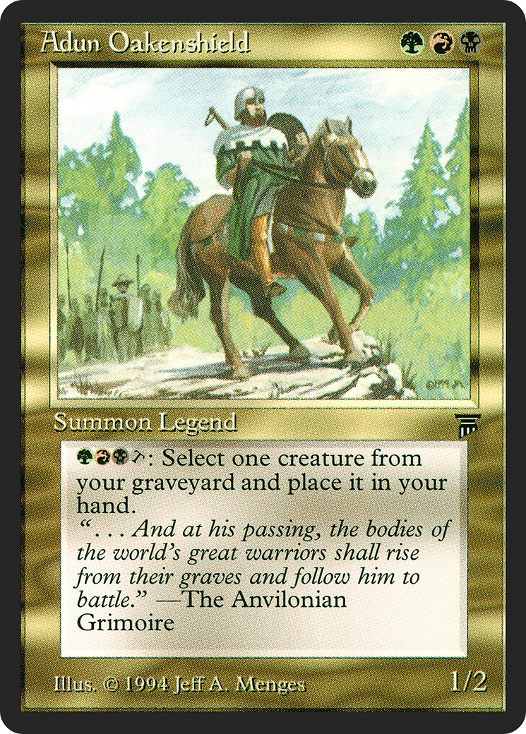 Adun Oakenshield (LEG-)  - Legends