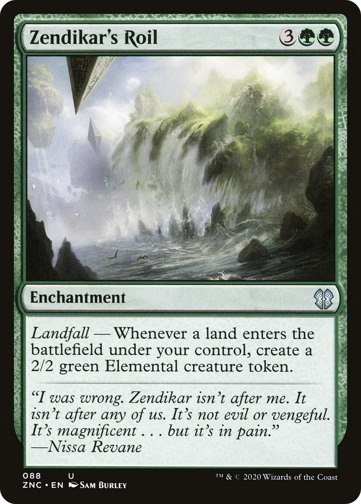 Zendikar's Roil (ZNC-088)  - Zendikar Rising Commander