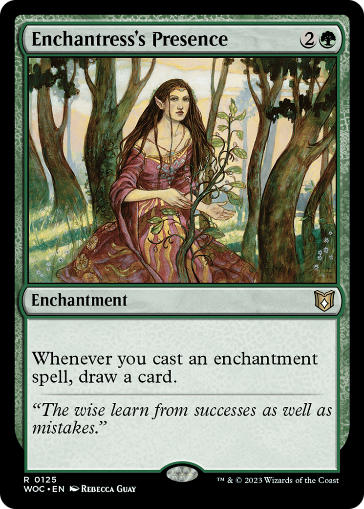 Enchantress's Presence (WOC-125)  - Wilds of Eldraine Commander